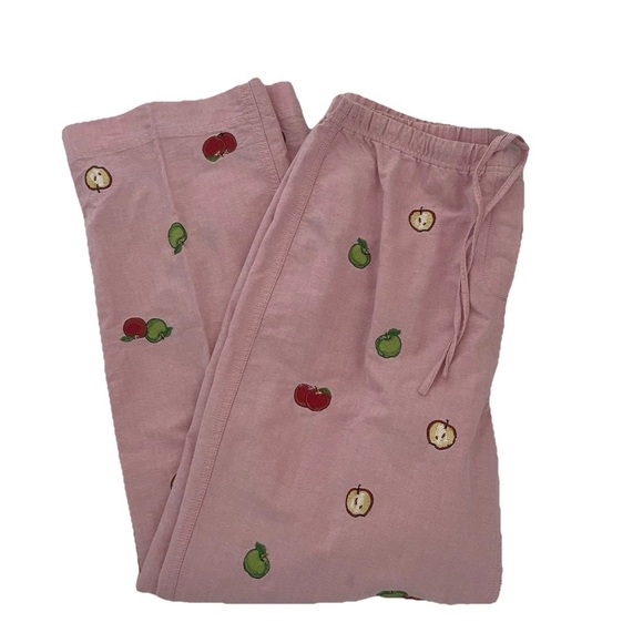 Orvis Other - Orvis Women’s Sz Medium Men 32x30 Pink Fruit Embroidered Casual Chino Deck Pant